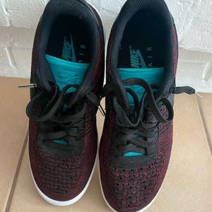 Nike Air Force 1 fly knits- multi color never worn sz 9.5 women’s